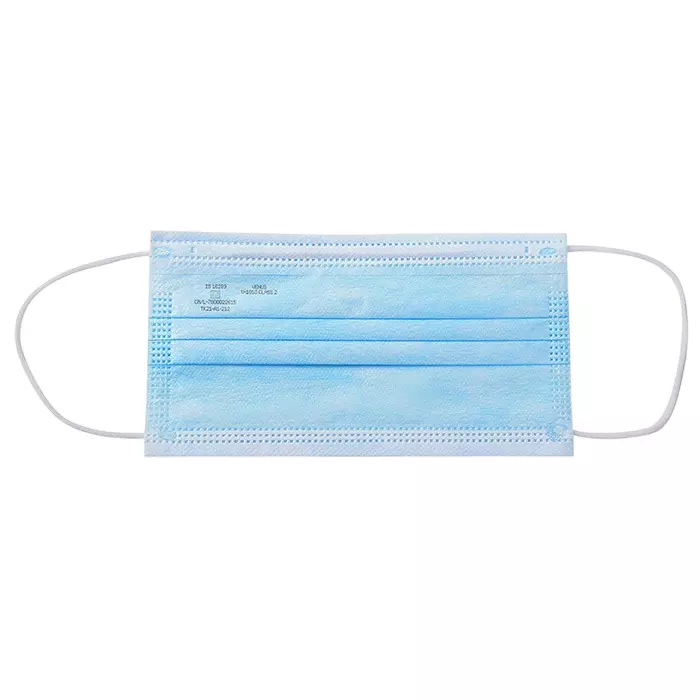 Venus Disposable Face Mask Free Size Blue Color, V 1010 (Pack of 100)