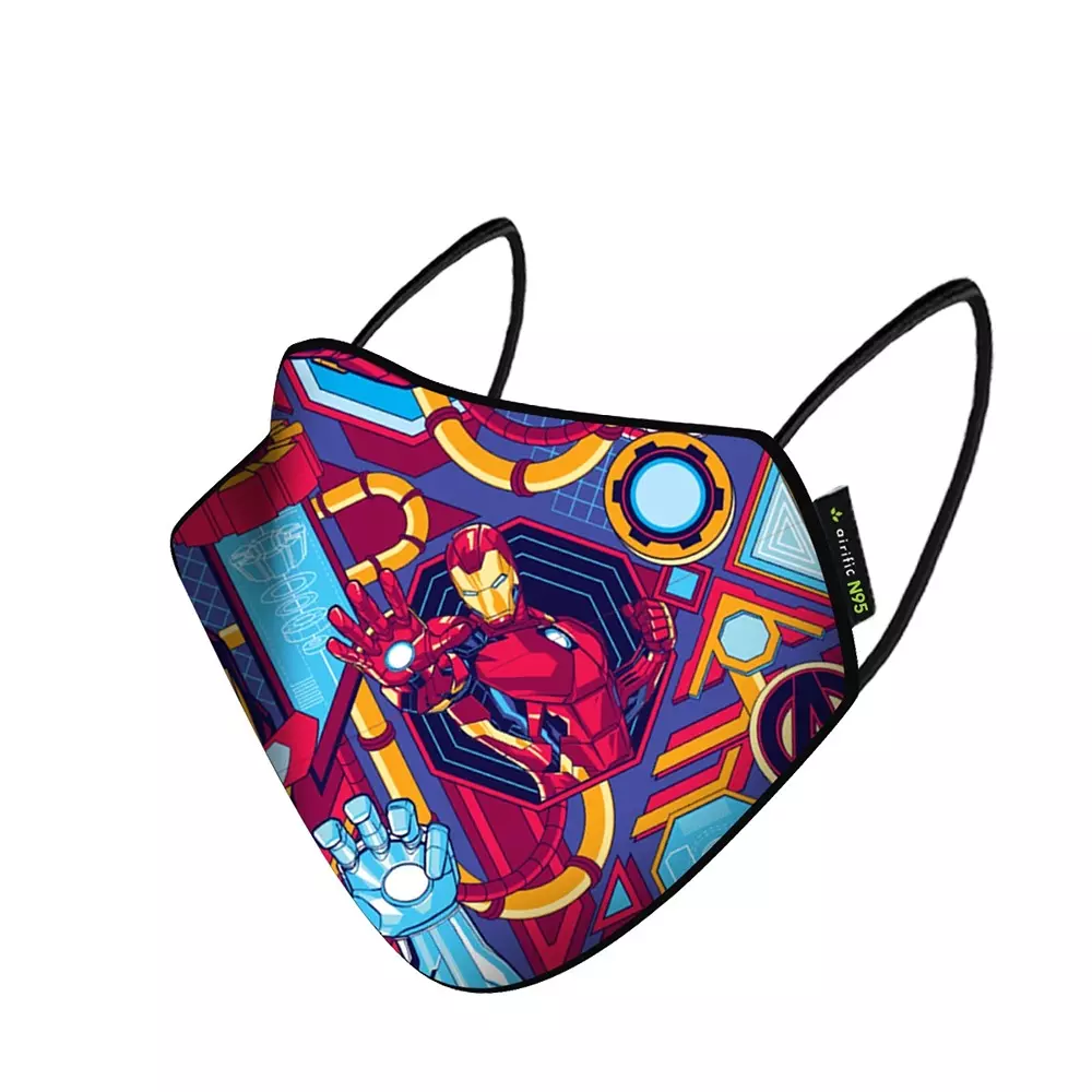 Airific Marvel Anti Pollution Mask Ironman Grid - Small