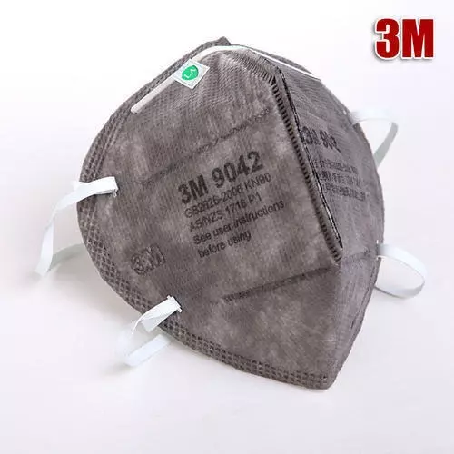 3M Universal Fit Nose Mask Cup-Shaped Small Size Grey Non-Woven for Dust Pollution Protection Use, 9042 (Pack of 120 Pcs)