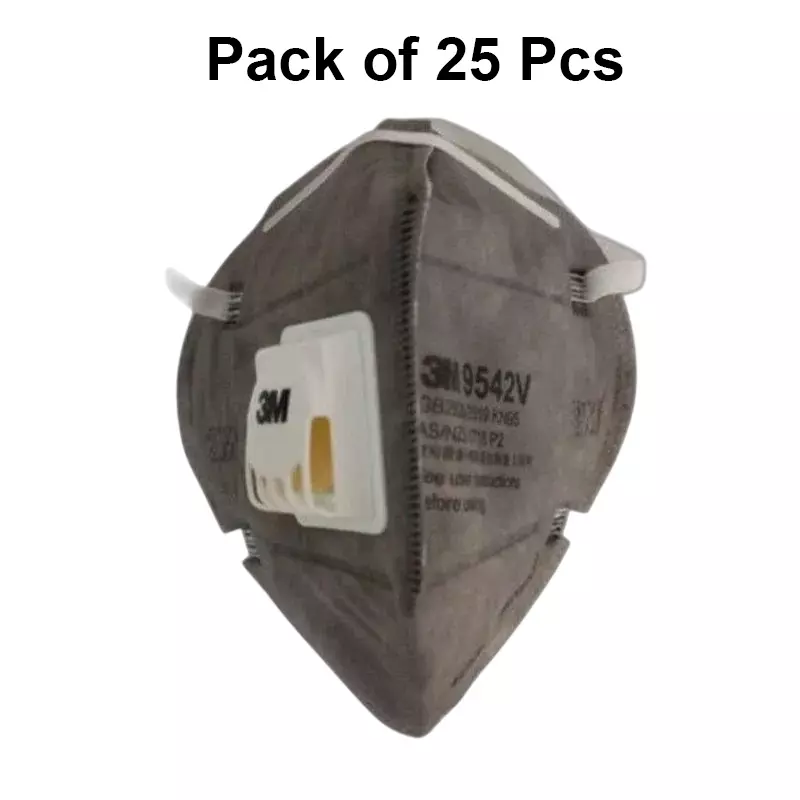 3-m-respirator-mask-with-valve-cup-shape-grey-9542v-pack-of-25-pcs