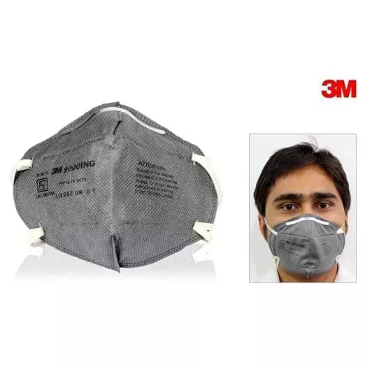 3-m-anti-pollution-flatfold-respiratior-mask-n-95-cup-shape-polypropylene-grey-9000ing-pack-of-25-pcs