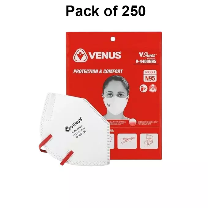 venus-v-4400-niosh-n95-face-mask-textile-elastic-irritation-free-disposable-white-free-size-130404501-pack-of-250
