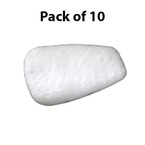 3M Particulate Filter Non-Woven Filter Media Disposable N95 Class for Face Mask White, 5N11 (Pack of 10)