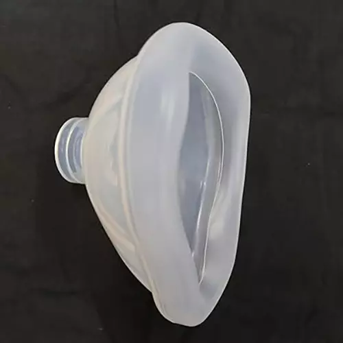 FAIRBIZPS Silicone Face Mask Size 4 (Adult) Soft, Medical-Grade, Reusable & Autoclavable