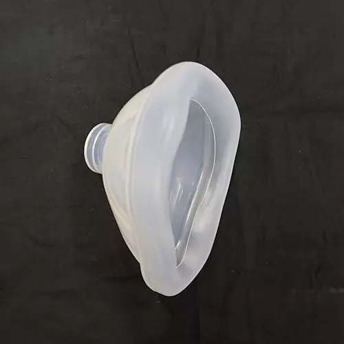 FAIRBIZPS Silicone Face Mask Size 4 (Adult) Soft, Medical-Grade, Reusable & Autoclavable