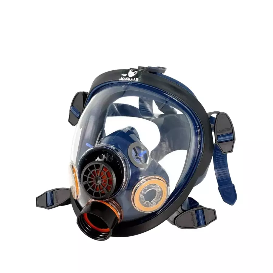 The Mask Lab Full Face Gas Mask Without Filter Black, S100