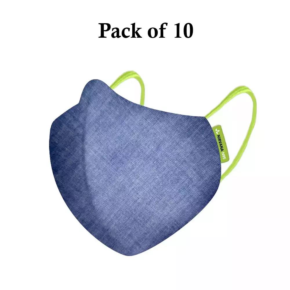 Nirvana N95 Anti-Pollution Mask Atlas Size Small, NI1612 (Pack of 10 Pcs)