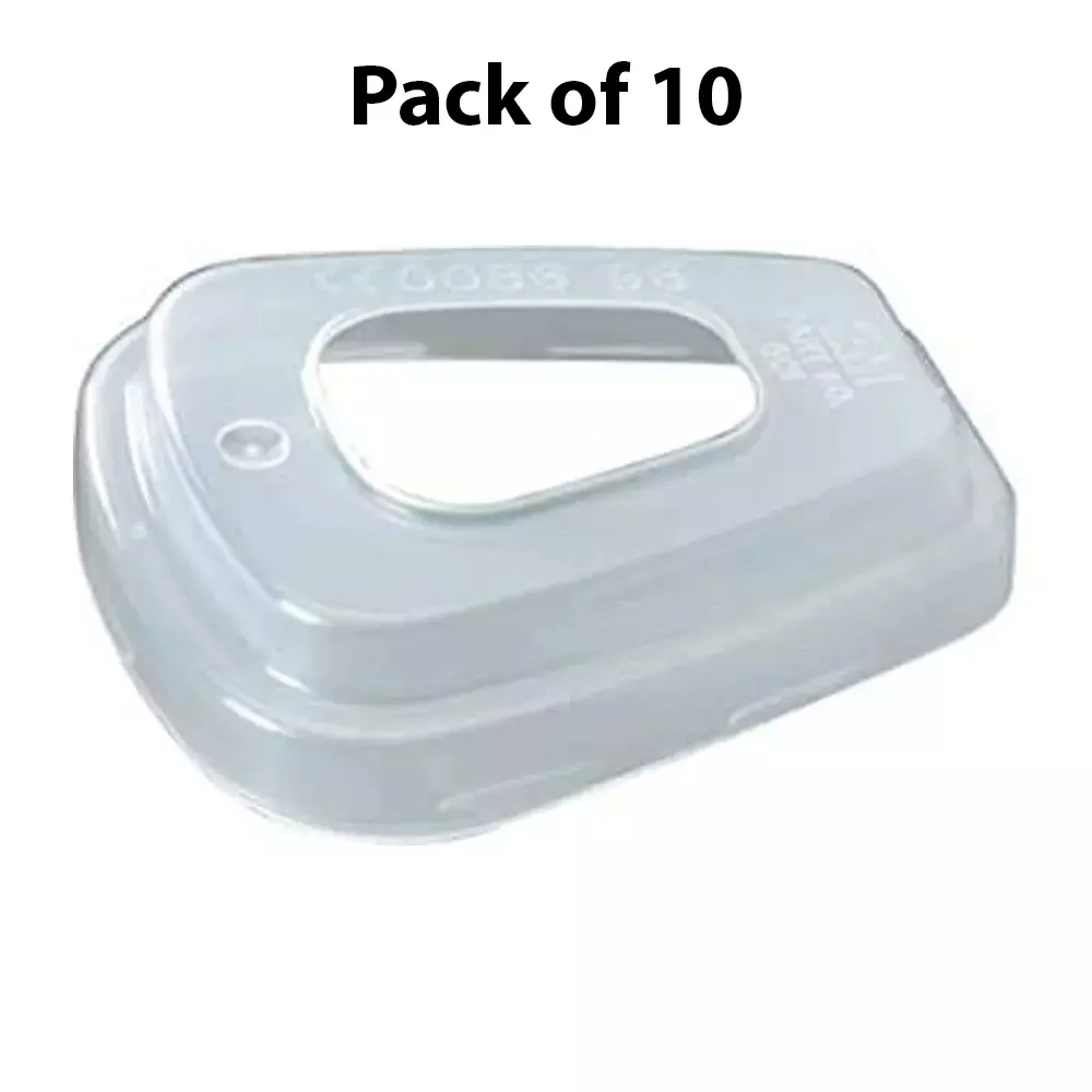 3M Filter Retainer Type White Free Size, 501/5009 (Pack of 10)