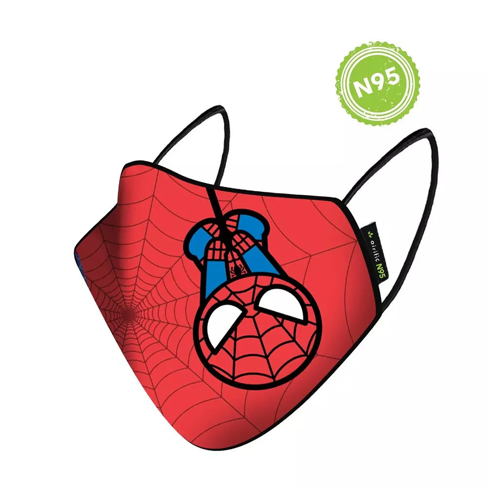 Airific Marvel Anti Pollution Mask Mini Spiderman - Medium