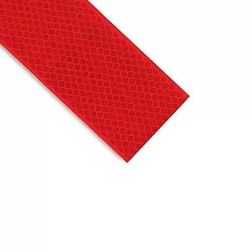 GENERIC 2 inch (50.8 mm) High Intensity Warning Reflective Tape Red 2  Length