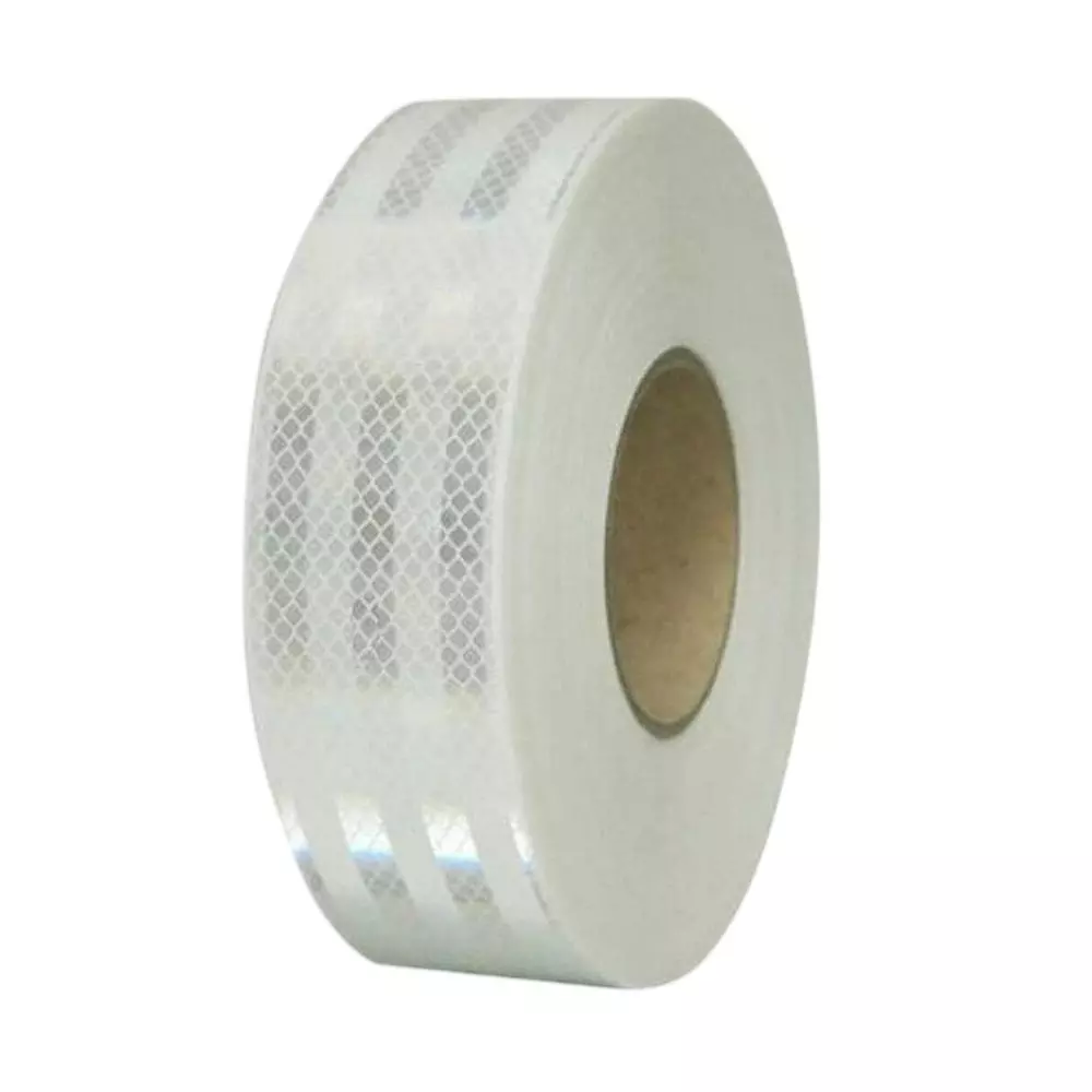 ANGELSAFE Reflective Tape 50 m Length Waterproof Plastic White