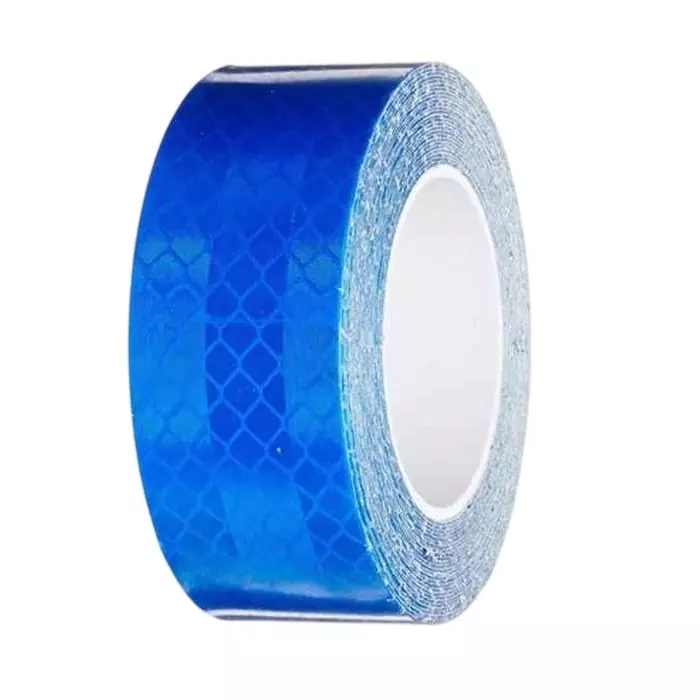 ANGELSAFE Reflective Tape 50 m Length Waterproof Plastic Blue