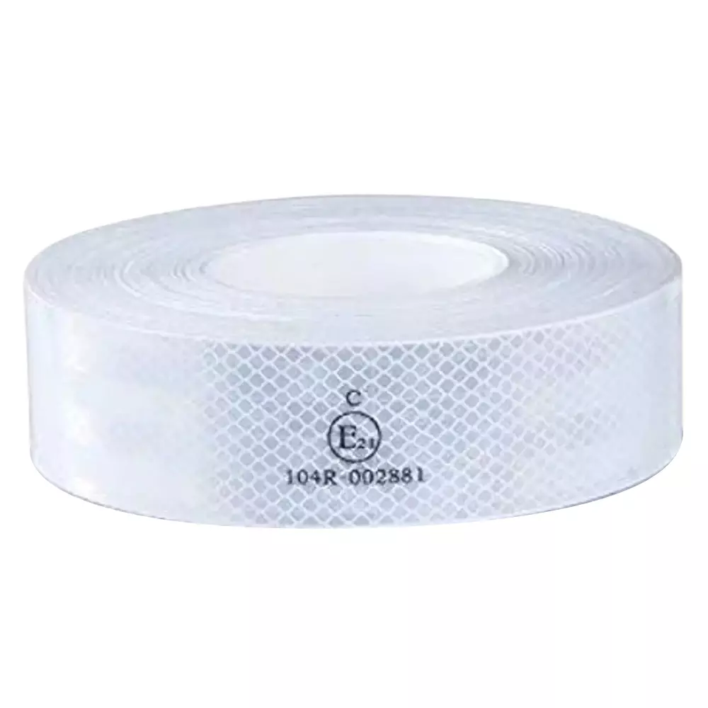 Autovision Retro Reflective Tape White Color 50.8 mm x 7.3 m Size, E21