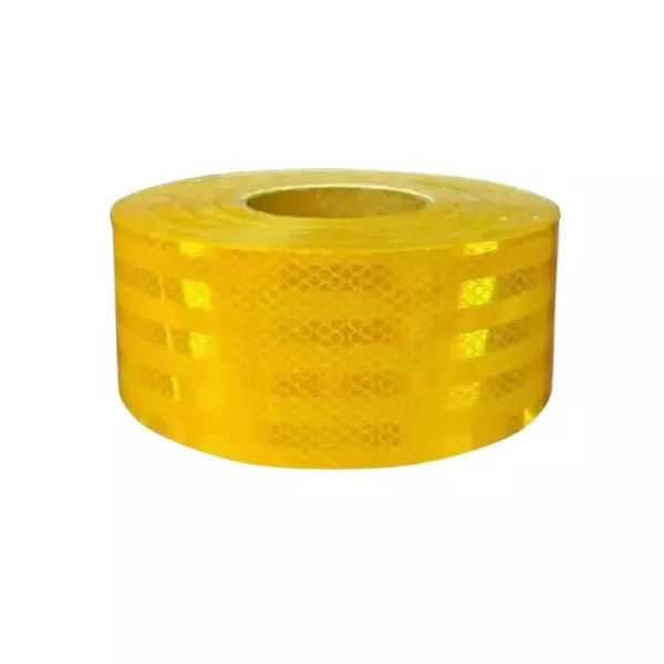 ANGELSAFE Reflective Tape 50 m Length Waterproof Plastic Yellow