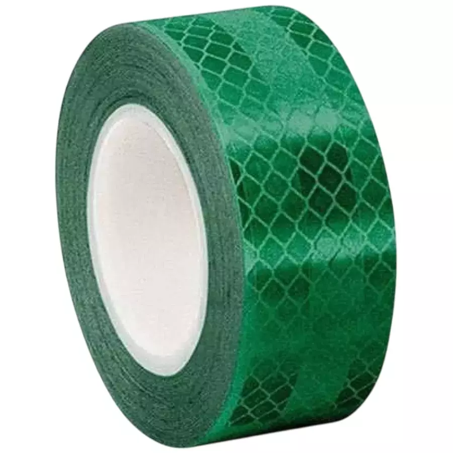 Glowedge Reflective Tape Radium Green Self Adhesive 82 m Length 50 mm Width