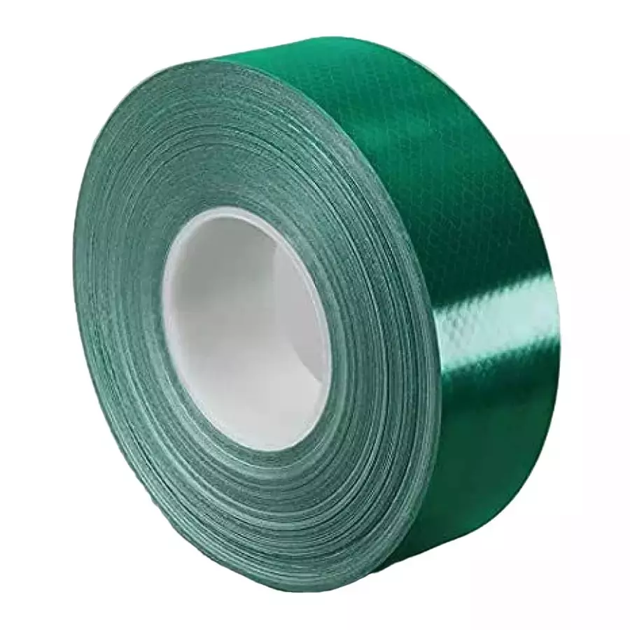 glowedge-reflective-tape-self-adhesive-82-m-length-50-mm-width-green-for-bicycle-handlebar-indoor-outdoor-packaging-wall