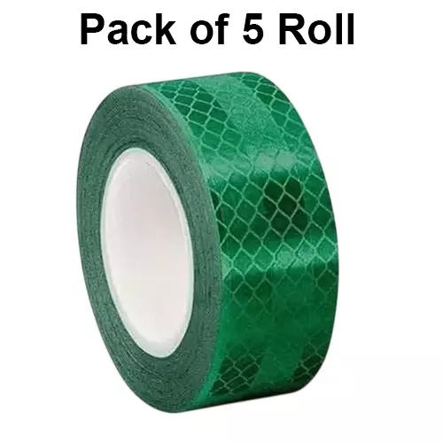 angelsafe-reflective-tape-made-of-micro-prismatic-film-green-color-50-m-length-and-2-inch-508-mm-width-pack-of-5-roll