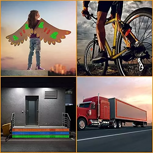 GlowTail High Intensity Warning Reflective Radium Tape Sticker 50.8 mm (2 Inch) x 6 m Yellow