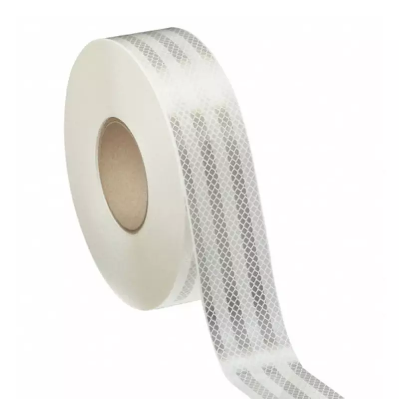 GENERIC 2 inch (50.8 mm) High Intensity Warning Reflective Tape White 50 m Length
