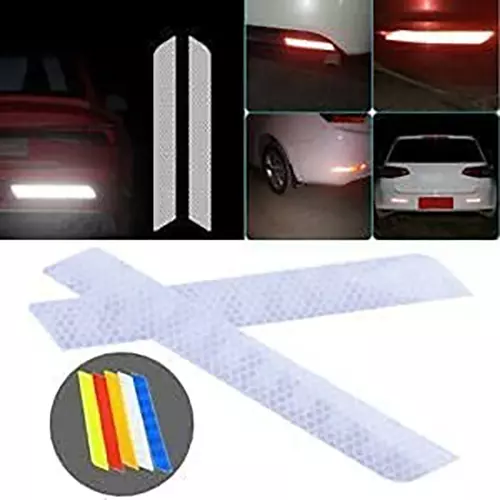 GENERIC 2 inch (50.8 mm) High Intensity Warning Reflective Tape White 50 m Length