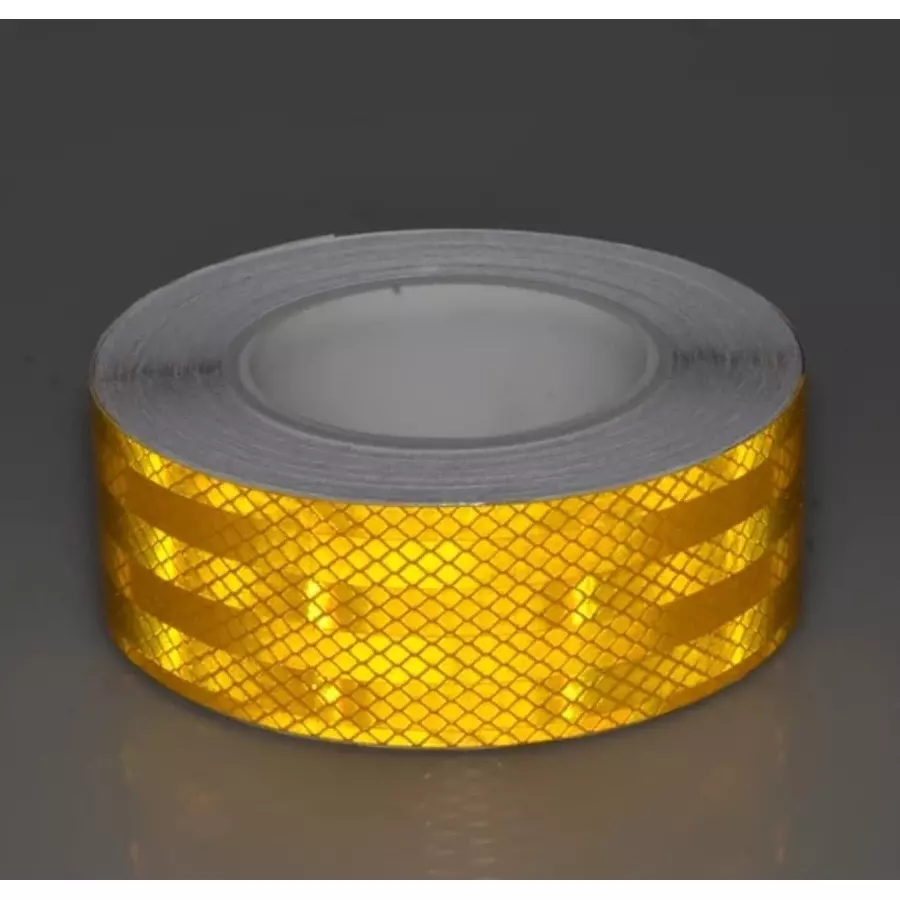 GENERIC 2 inch (50.8 mm) High Intensity Warning Reflective Tape Yellow 5 m Length