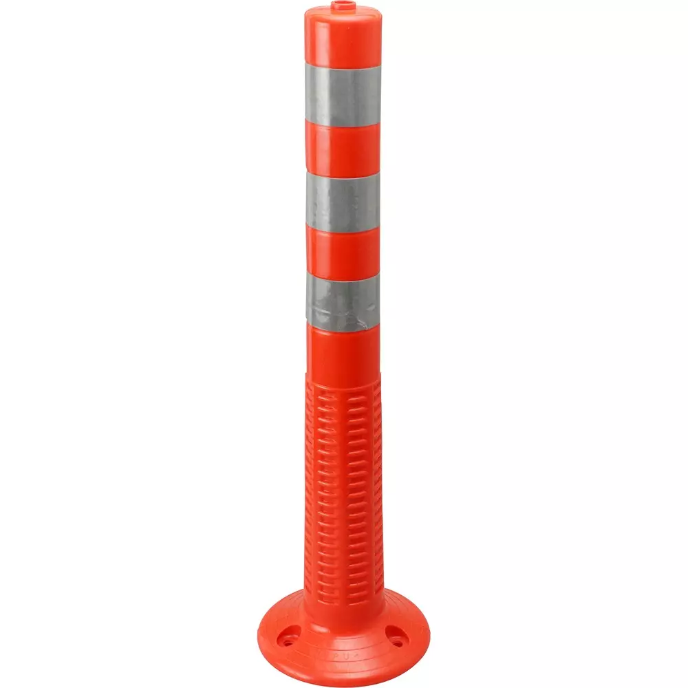 MonotaRO Soft Delineator Post Traffic Post Polyurethane Red X White (Pole part) approximately 80 mm Diameter, 39924439
