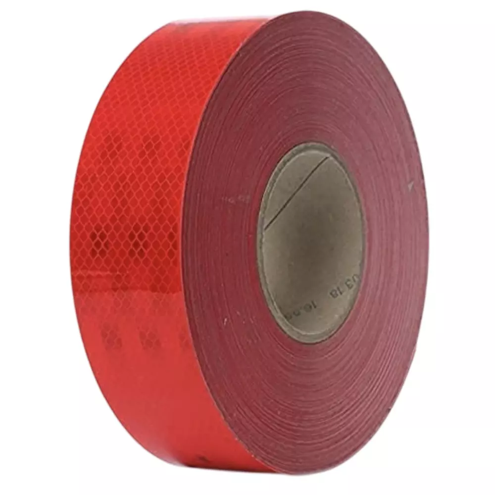 BRIGHTEDGE Red Reflective Tape Size 50 mm x 50 m REF-BLU-50