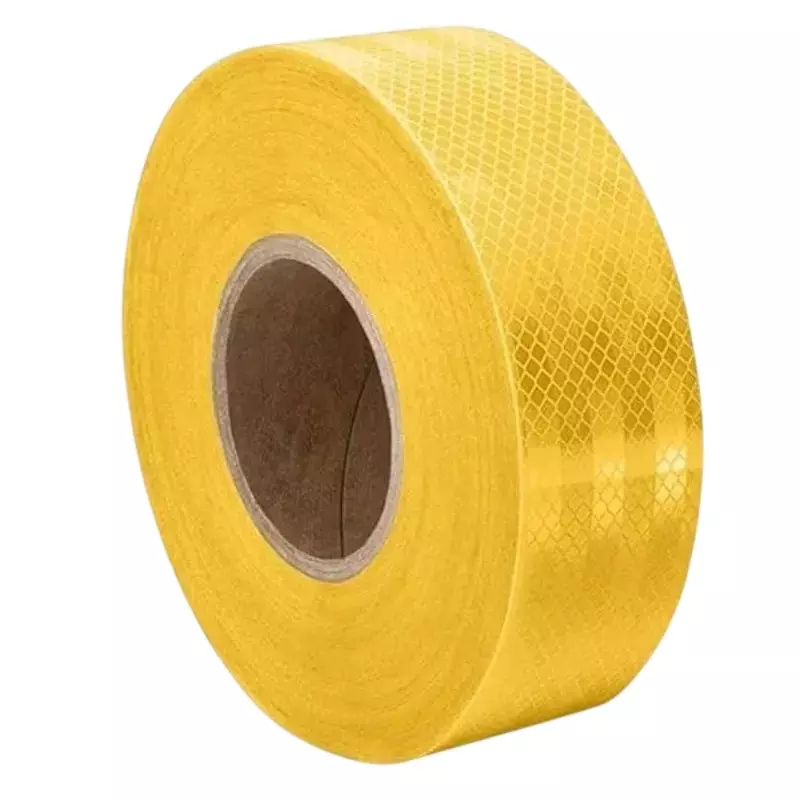 Glowedge Reflective Tape Radium Yellow Self Adhesive 29 m Length 50 mm Width