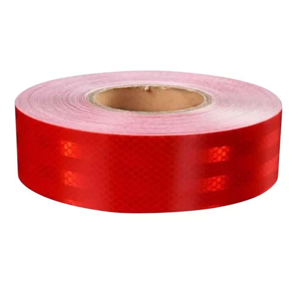 GENERIC 2 inch ( 50.8 mm) SIze High Intensity Warning Reflective Tape Red 50 m Length