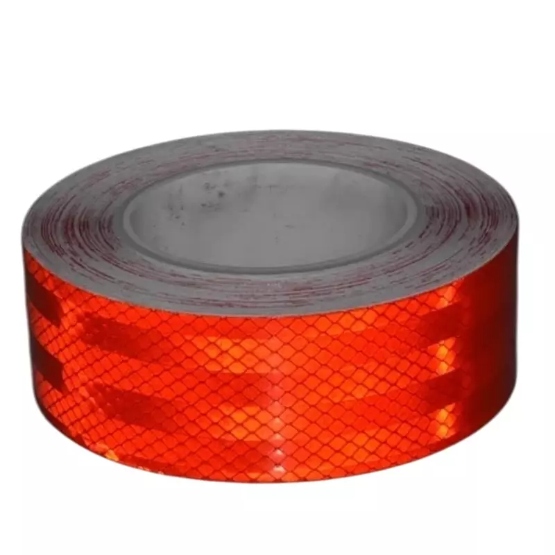 GENERIC 2 inch ( 50.8 mm) SIze High Intensity Warning Reflective Tape Red 50 m Length