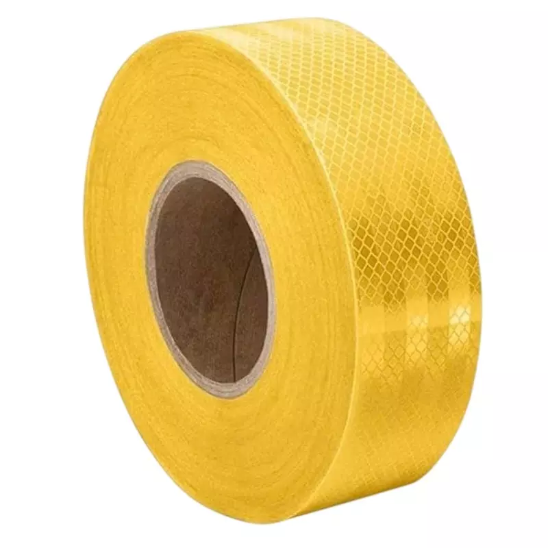 GENERIC High Intensity Reflective Tape 50.8 mm (2 Inch) x 50 m Yellow (Pack of 4)
