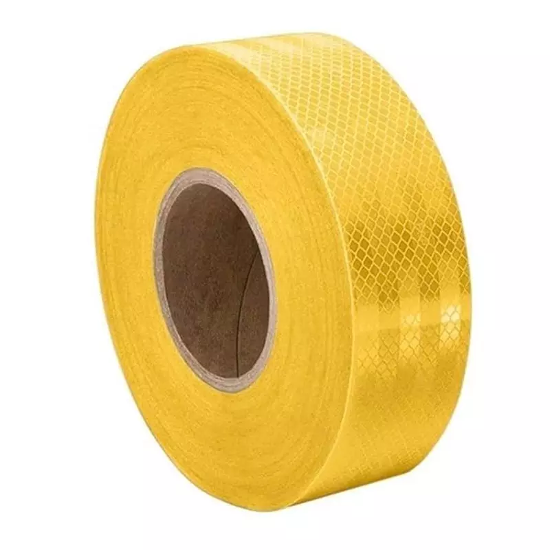 Bombay MS High Intensity Reflective Radium Tape Water Proof Yellow 50.8 mm (2 inch) Width 5 m Length