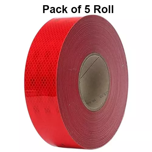 angelsafe-reflective-tape-made-of-micro-prismatic-film-red-color-50-m-length-and-2-inch-508-mm-width-pack-of-5-roll