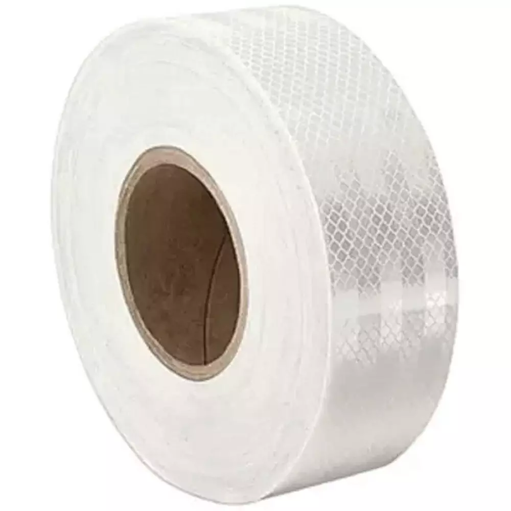 Glowedge Reflective Tape White Self Adhesive 38 m Length 50 mm Width