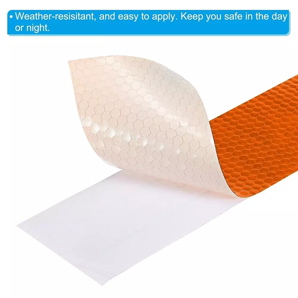 GENERIC 2 inch (50.8 mm) High Intensity Warning Reflective Tape White 10 m Length
