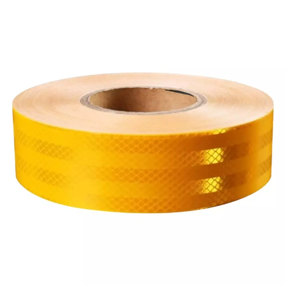 GENERIC 2 inch (50.8 mm) High Intensity Warning Reflective Tape Yellow 10 m Length