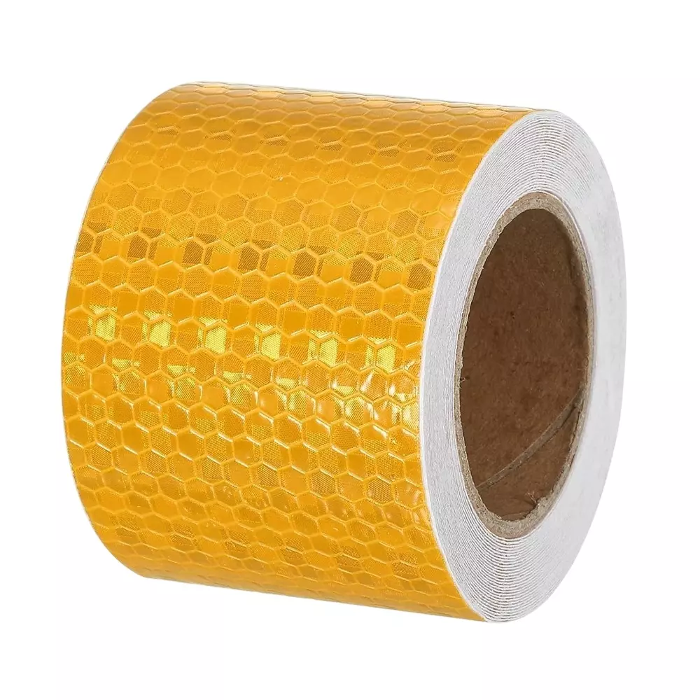 GENERIC 2 inch (50.8 mm) High Intensity Warning Reflective Tape Yellow 2 m Length
