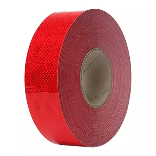 ANGELSAFE Reflective Tape 50 m Length Waterproof Plastic Red