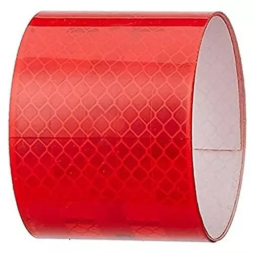 GENERIC 2 inch (50.8 mm) High Intensity Warning Reflective Tape Red 5 m Length