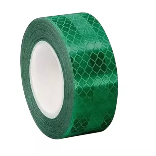 ANGELSAFE Reflective Tape 50 m Length Waterproof Plastic Green