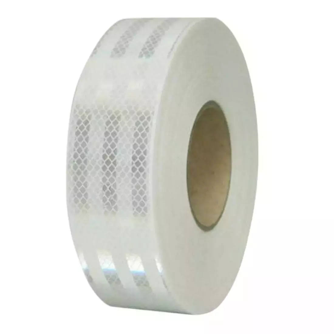 BEGGOSAFE Reflective Tape 50 m Length Waterproof 50.8 mm (2 inch) Width White (Pack of 5)
