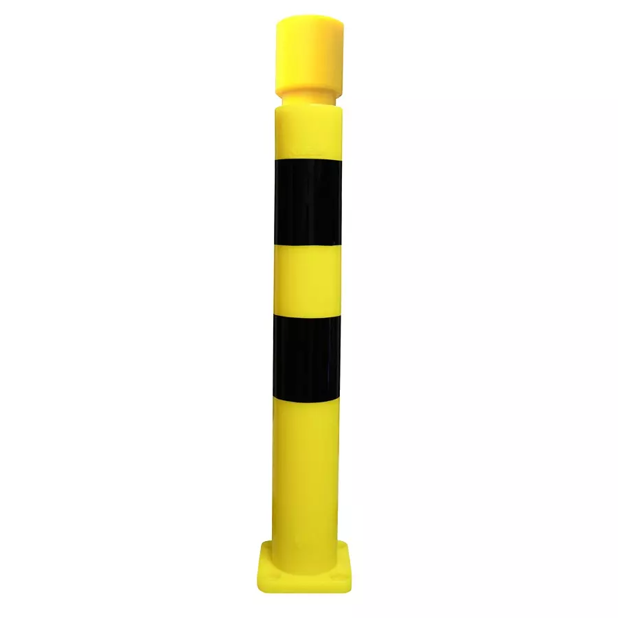 RS PRO Safety Barrier Polyurethane Black, Yellow Color, 2847178