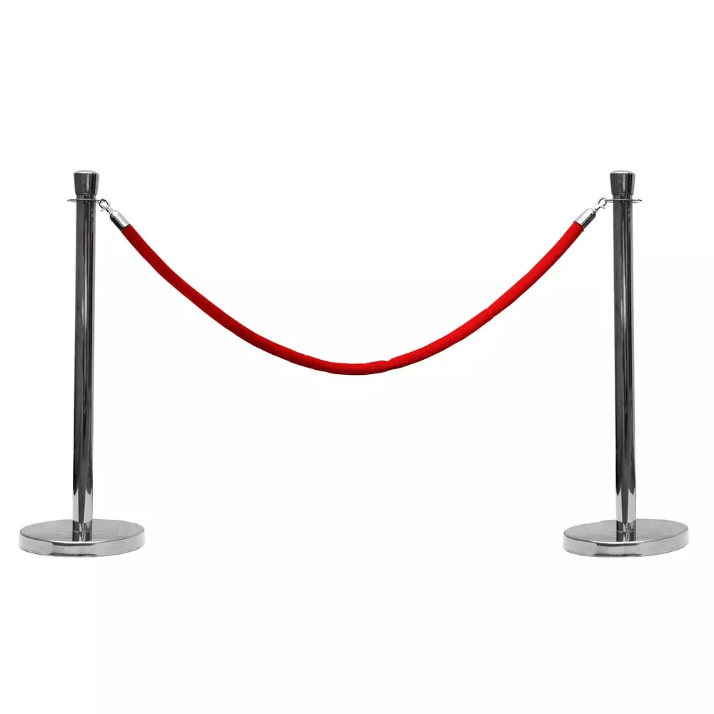RS PRO Safety Barrier Stainless Steel Chrome Color, 2843585