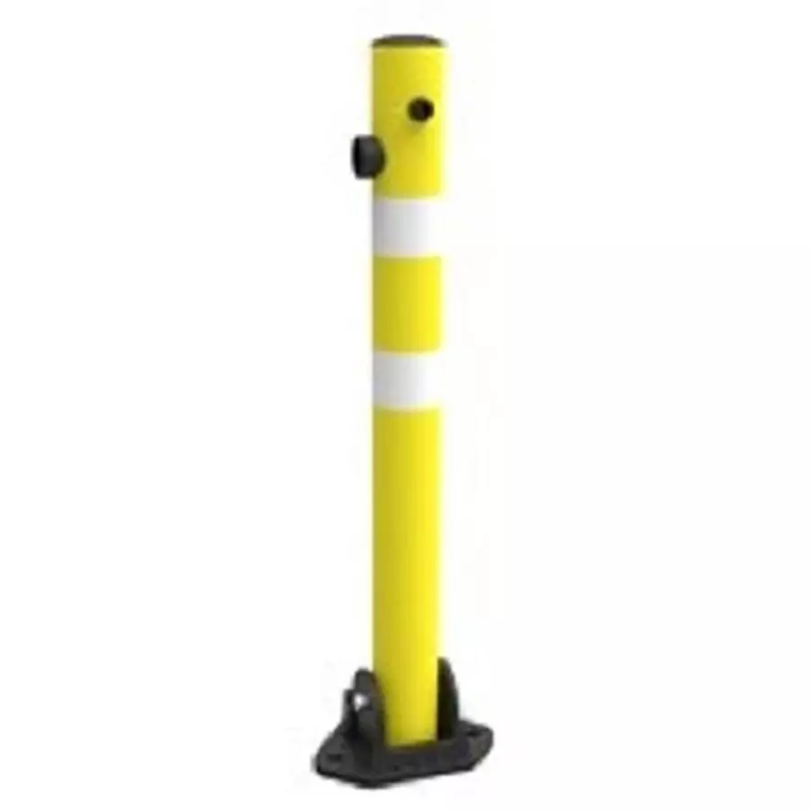 RS PRO Safety Barrier PVC White, Yellow Color, 2777912