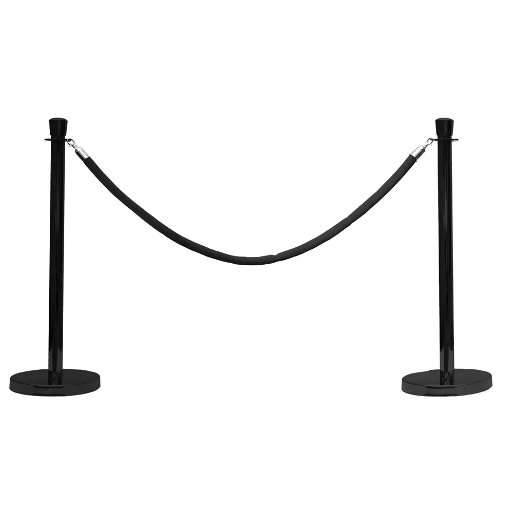 RS PRO Safety Barrier Steel Black Color, 2843579
