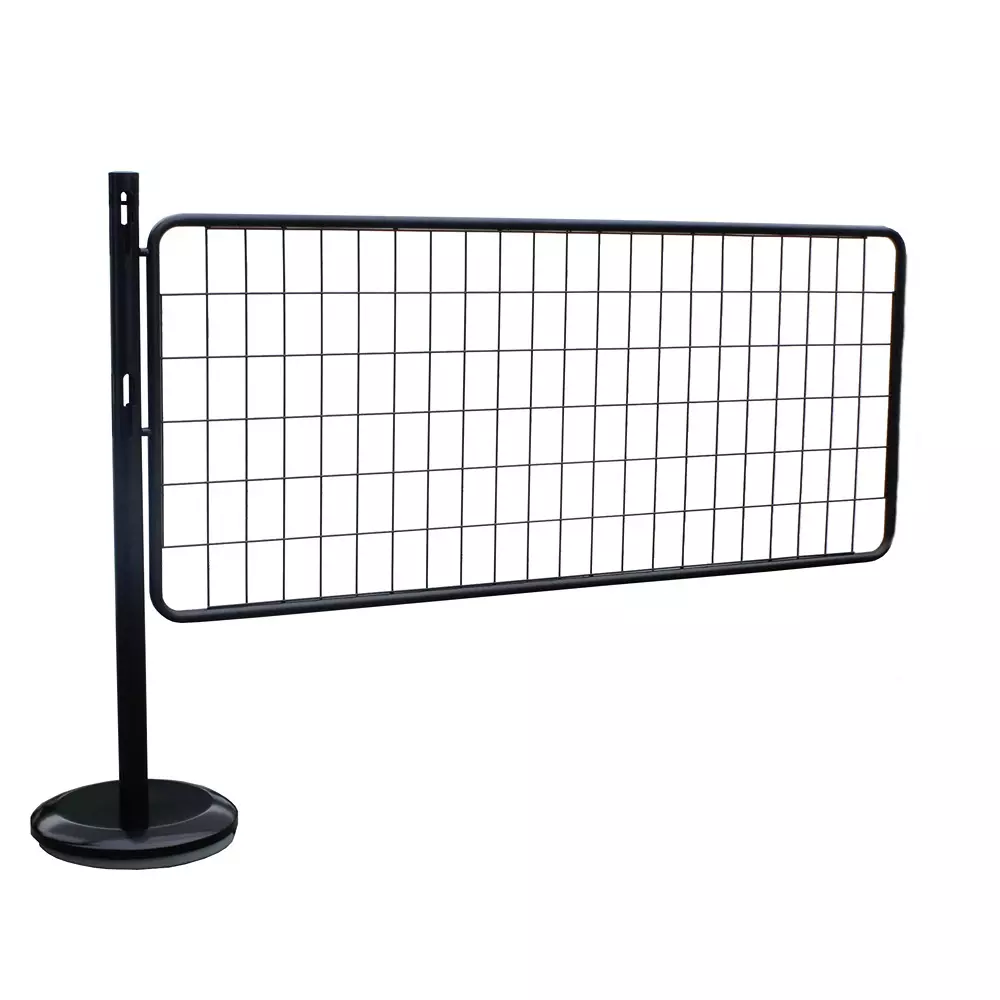 RS PRO Safety Barrier Steel Black Color, 2845280