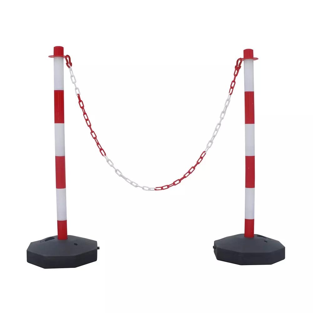 RS PRO Safety Barrier ABS Red/White Color, 2845354