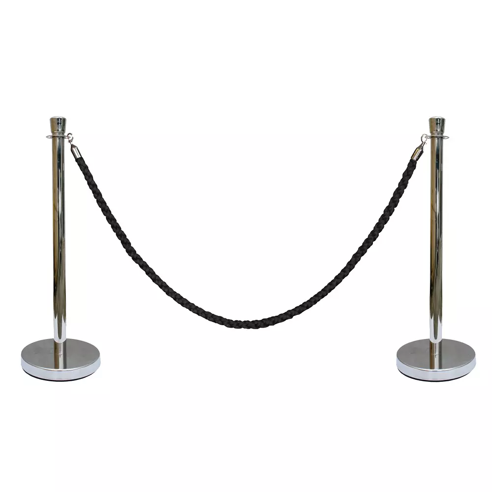 RS PRO Safety Barrier Steel Chrome Color, 2845225
