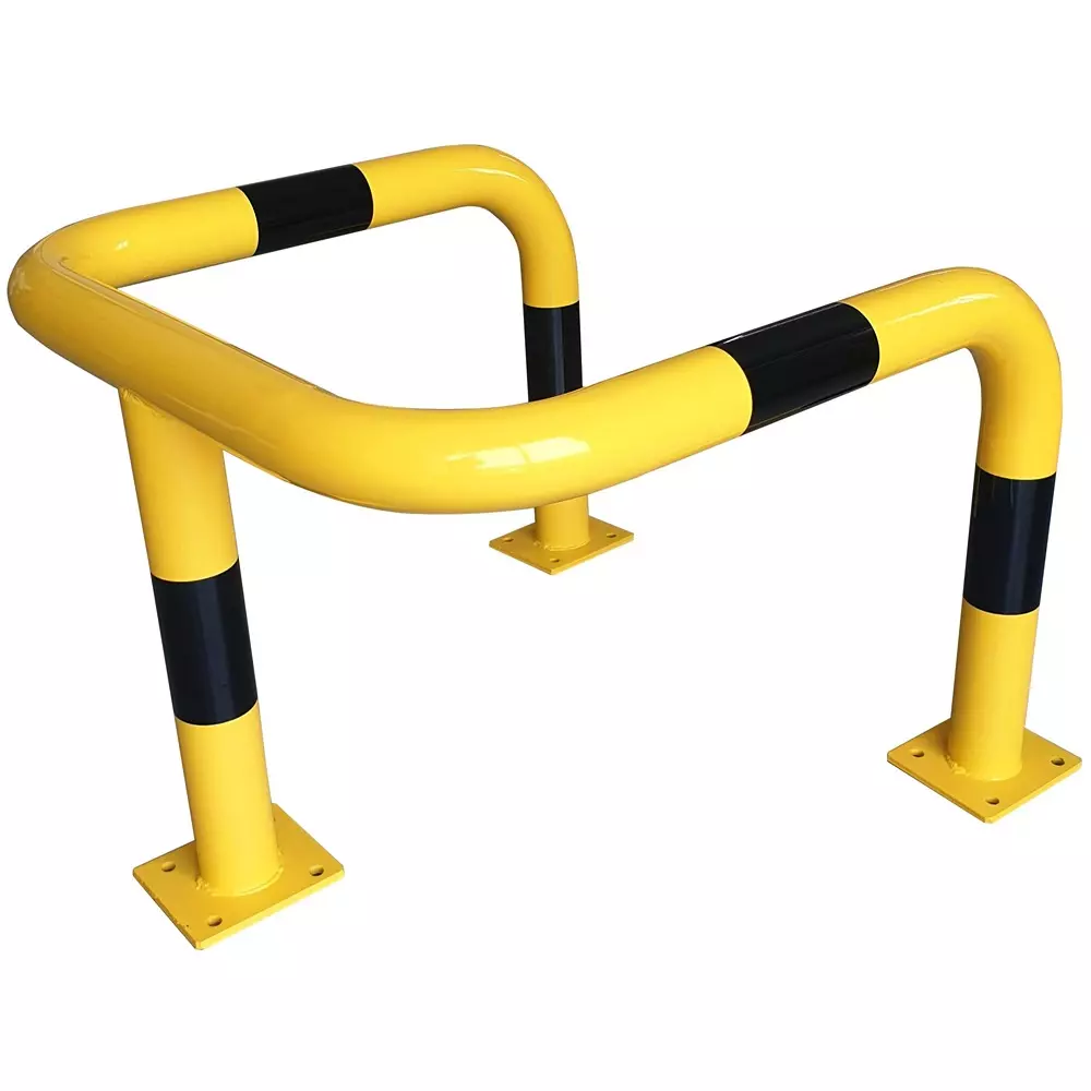 RS PRO Safety Barrier Steel Black/Yellow Color, 2843490