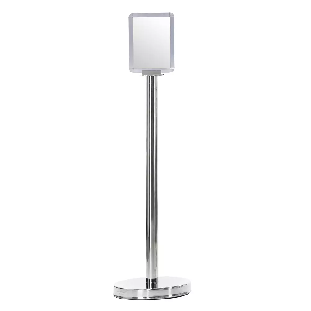 RS PRO Safety Barrier Steel Chrome Color, 2843600